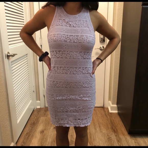 Lavender lace dress - Picture 2 of 2